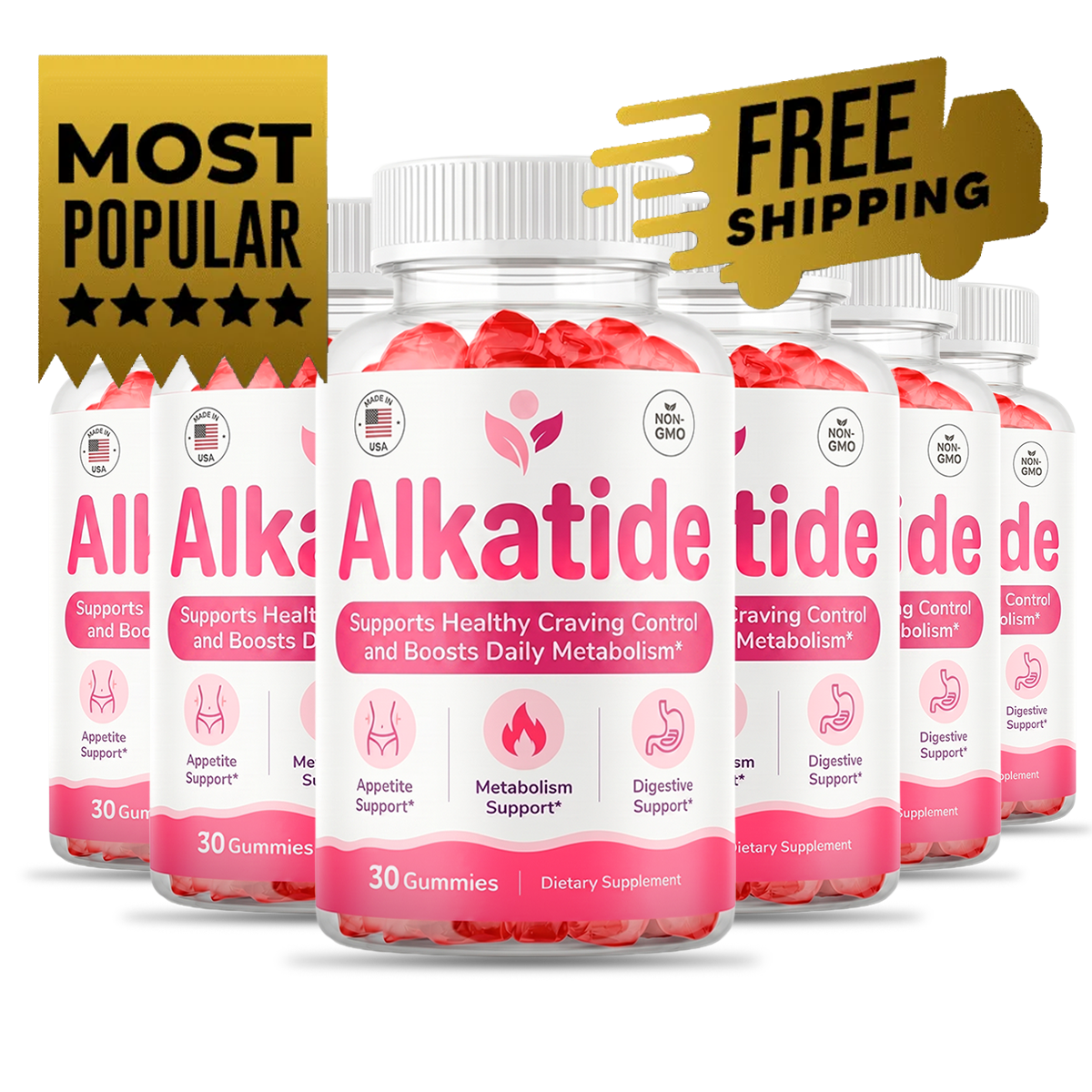 AlkaTide 6 bottles — 180-day supply